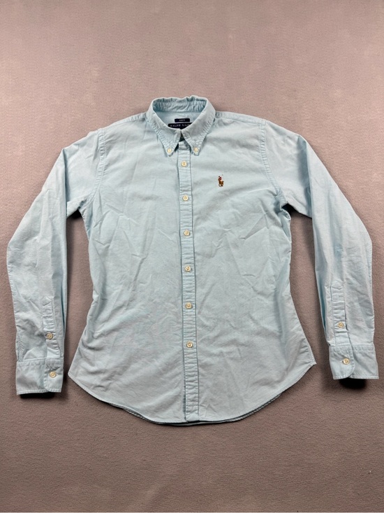 Polo Ralph Lauren Tops - Polo Oxford Light Blue Button Down Shirt Slim Fit Women Size 6
